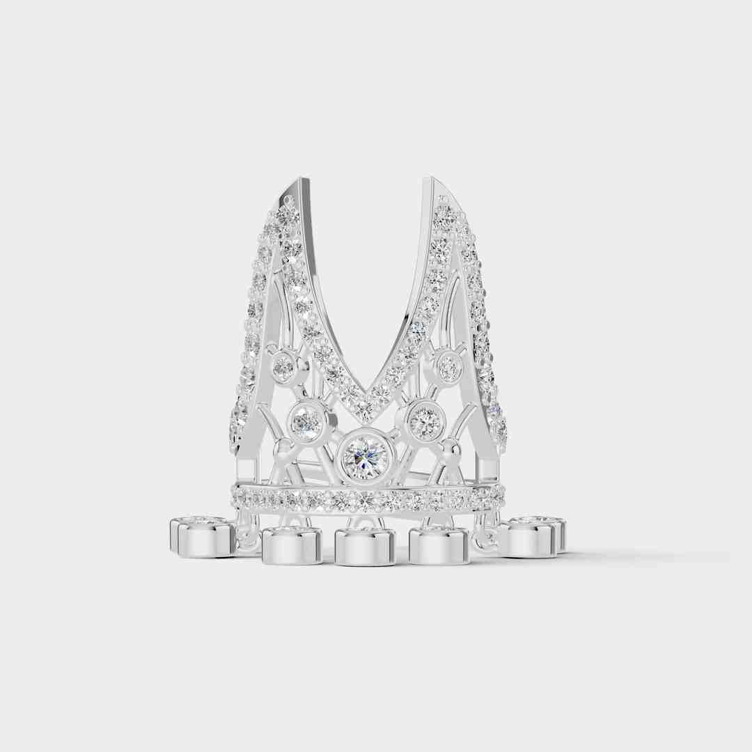 Celestial Diamond Nail Ring